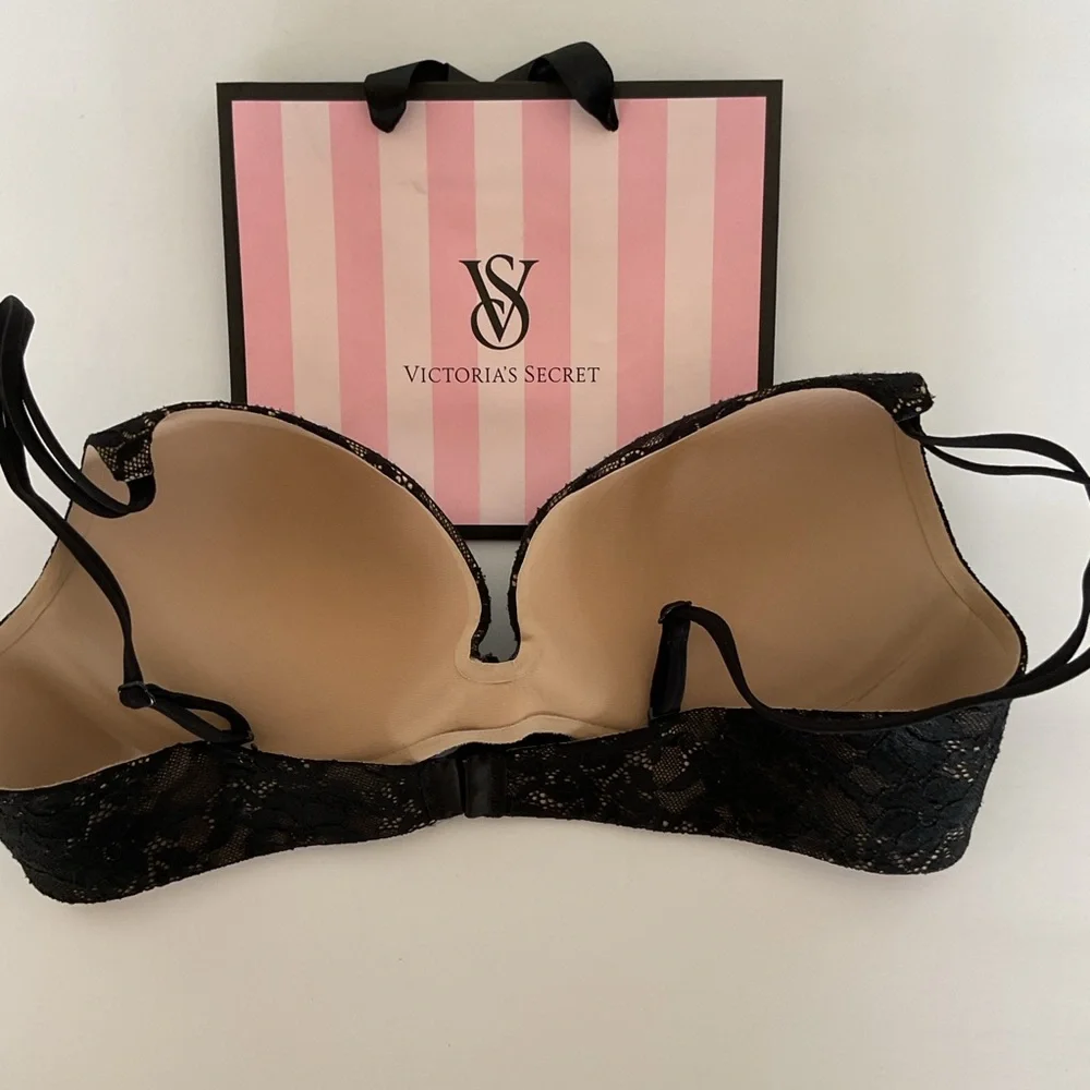 Victorias Secret Angels Secret Embrace Black Bra size 36B - Picture 2 of 11